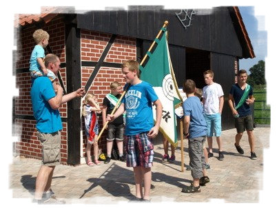 Fertigmachen zur Polonaise